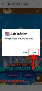 Bước 7 - Tải game Axie Infinity