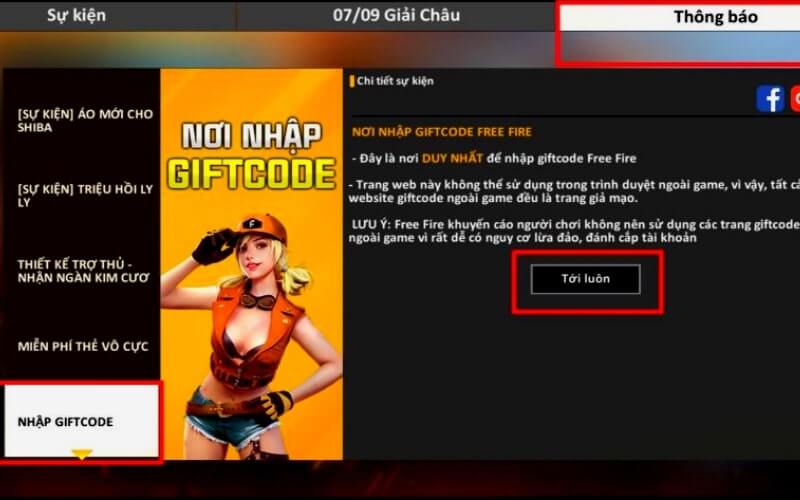 giftcode free fire 2022