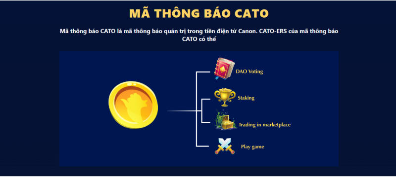 Token trong game CATO - ảnh chụp màn hình